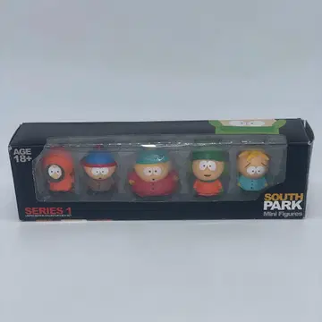 사우스 파크 미니 피규어 5체 세트 상자 찌그러짐 있음