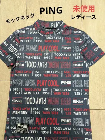 [ PING ] 3월 한정 가격 골프웨어 모크넥 여성용 네이비