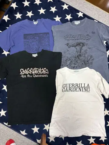 SASSAFRAS 티셔츠 4장 세트