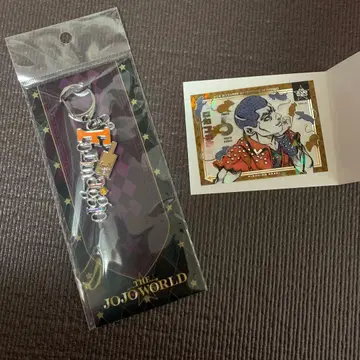 죠죠 모티브 키링 호르마지오 클리어 스티커 컬렉션 B