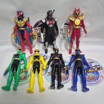 넘버원 전대 고쥬우쟈 소프트 비닐 피규어 세트 택 포함 새상품