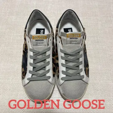 컨디션 최상 36 GOLDEN GOOSE SUPERSTAR LEOPARD