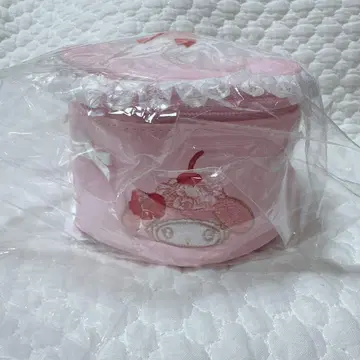 산리오 초레어 마이멜로디 케이크형 파우치 체리