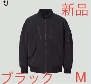 유니클로 +J 오버 사이즈 블루종 MA-1 UNIQLO +j M 블랙