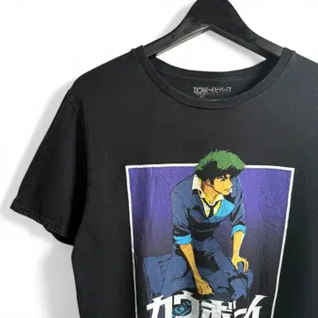카우보이 비밥 COWBOY BEBOP 애니메이션 T셔츠 M 블랙 J11