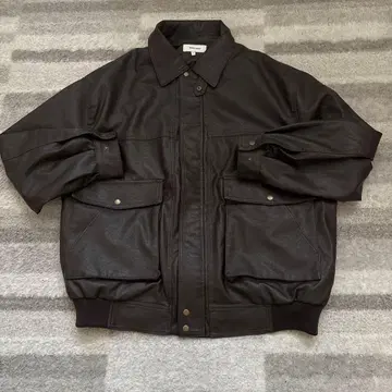 MONO-MART 오버 사이즈 빈티지 라이크 블루종 브라운 계열 1