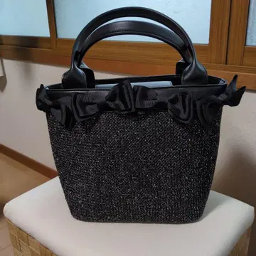 앤드러브 리본 반짝반짝 토트백