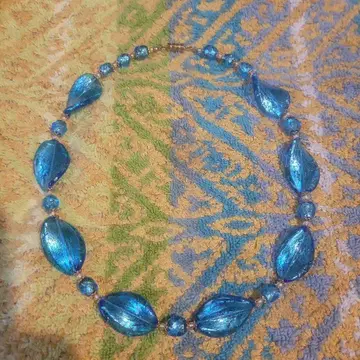 미사용 빈티지 목걸이 베네치아 유리