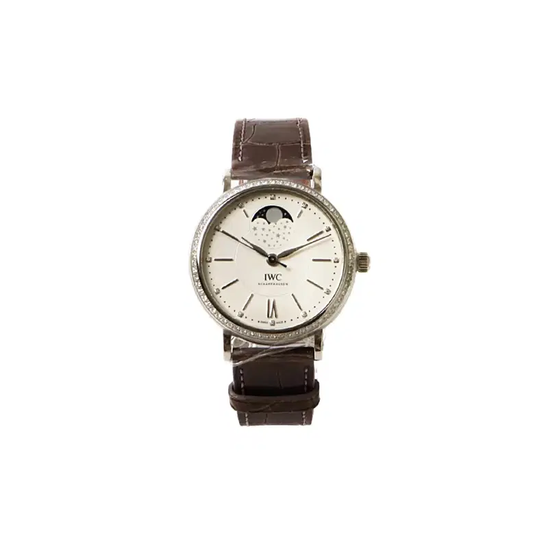 IWC 샤프하우젠 포루투피노 문페이즈 37 브라운