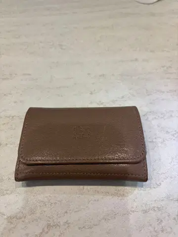 ILBISONTE 명함지갑 브라운 가죽