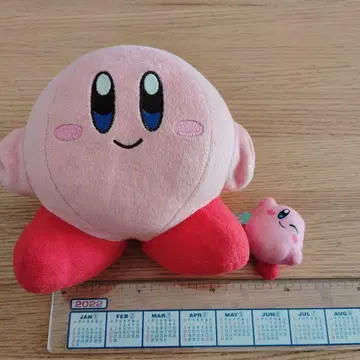 커비 봉제 인형 세트 대소