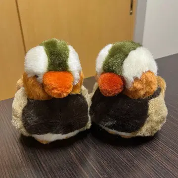 오리 (새끼) 봉제 인형 세키구치 2마리 세트 레트로 팬시