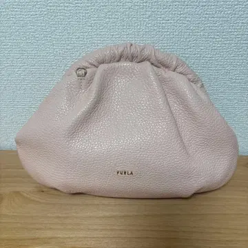 훌라 [하자품] 가마구치 백 클러치 체인 포함