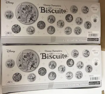 미개봉 2BOX Disney Characters 자수 캔뱃지 비스켓 2