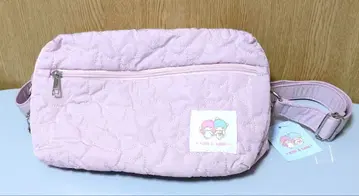 산리오 키키라라 핑크 퀼팅 숄더백 리틀트윈스타