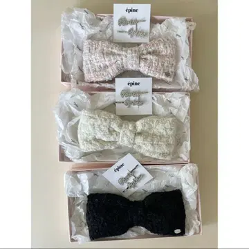 epine barrette & Pin set box ( black )