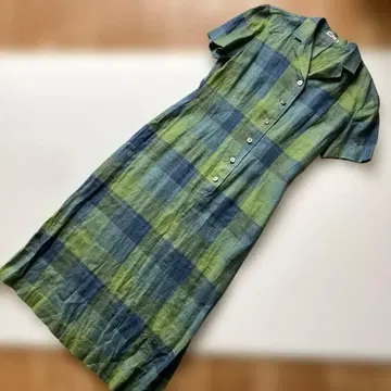 vintage DAKS linen 100% onepiece a2