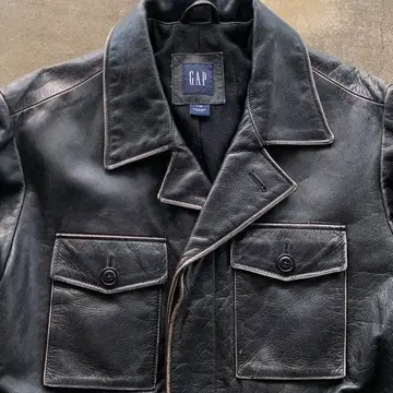 s*u様 00s OLD GAP Genuine Leather Field J early 2000s old gap leather field jacket | 자켓 | 번개장터 중고거래