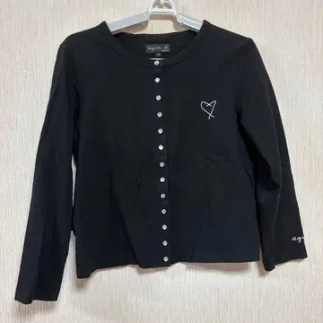 [기간 한정 판매 ~4/10] 아그네스베/가디건/블랙