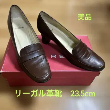 REGAL 여성용 가죽 신발 일본제 브라운