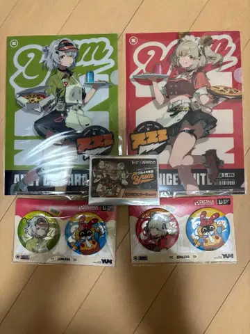 젠레스 존 제로 피자라 콜라보 캔뱃지 파일 앰비 버니스