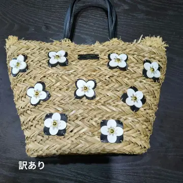 Samantha Thavasa 꽃 모티브 바스켓백