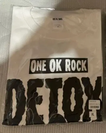 ONE OK ROCK BLARE FEST 한정판 DETOX T셔츠 XL