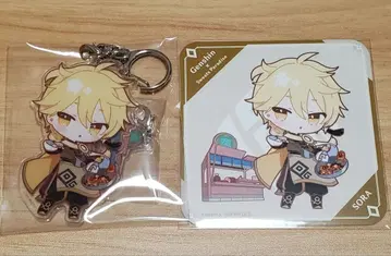 원신 소라 여행자 아크릴 키링 코스터 이월 ver 스위츠 파라다이스