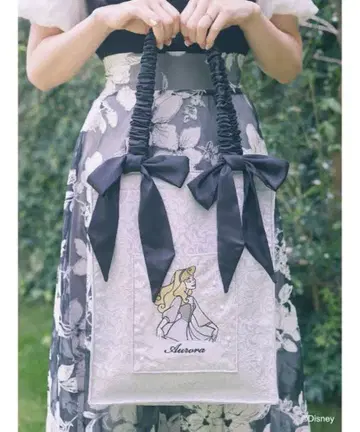 오로라 리본 토트백