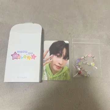 nct wish 팝업 md steady 리쿠 트레이딩 카드 팔찌