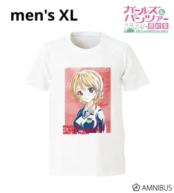 새상품 걸즈 앤 판처 최종장 다즐링 T셔츠