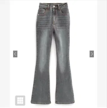 GRL 세미 플레어 데님 팬츠 [cu508] 그레이 M 사이즈