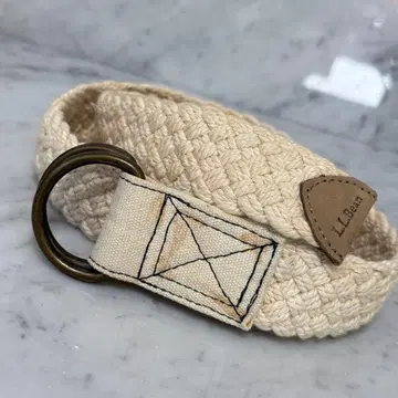 vintage LLBEAN 엘엘빈 메쉬 벨트 화이트