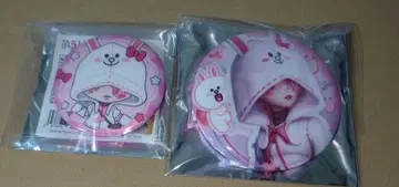 제5인격 라인프렌즈 캔뱃지 곤충학자 세트