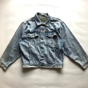 올드 유니클로 데님 자켓 L 블리치 80s 90s 박스