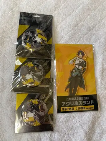 젠레스 존 제로 아사바 유마 아크릴 스탠드 캔뱃지
