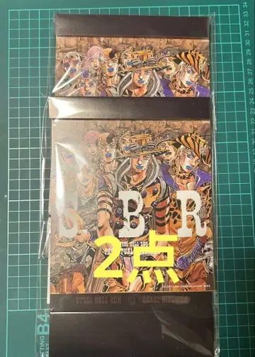 죠죠의 기묘한 모험 스틸 볼 런 만년 일력 달력 2점