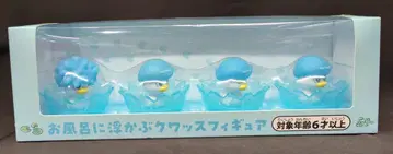 포켓몬 길 잃은 꾸왁스 목욕탕에 뜨는 꾸왁스 피규어 4개 세트