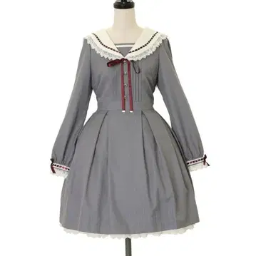 Secret Honey 레이스 프릴 세일러 원피스