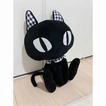 새상품 미사용 검은 고양이 쿠로네 봉제 인형 대형 42cm