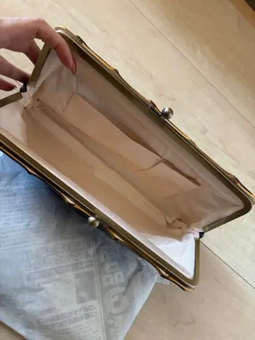 미사용 새상품 쿠루메가스리 가마구치 파우치 KASURI