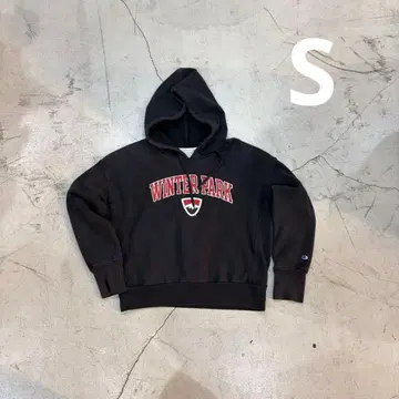 [ 인기 블랙, 00s~ ] Champion 리버스 위브 후드티 블랙