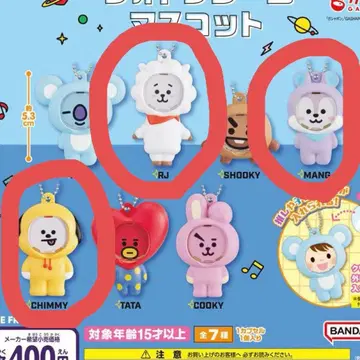 BT21 사진 프레임 마스코트 RJ MANG CHIMMY