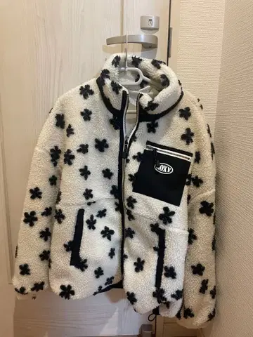 ROXY 꽃무늬 플리스 자켓