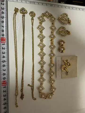 니나리치 NINA RICCI 묶음 판매 귀찌 목걸이 골드