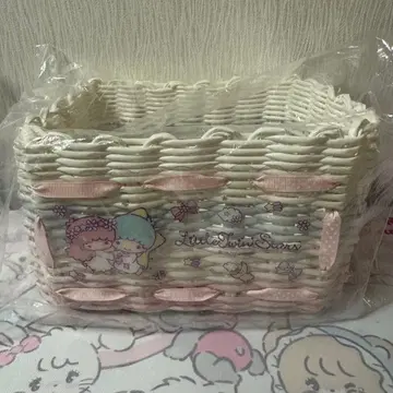 2017년 키키라라 뜨개 바스켓 소품함 리틀트윈스타 산리오