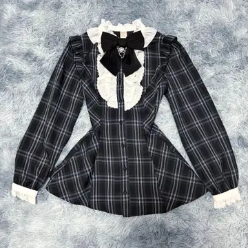 시크릿허니 액세서리 리본 긴팔 셋업