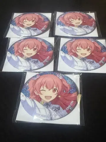 프로세카 글리터 캔뱃지 vol.50 A 특전 모모이 아이리 5개 세트