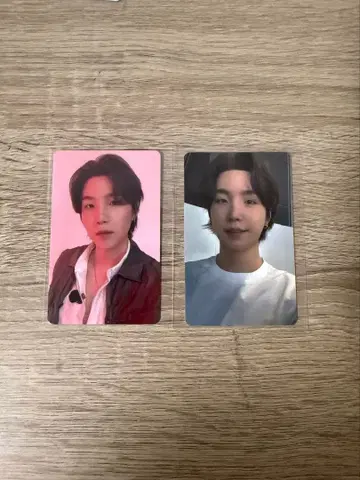 BTS SUGA ARIRANG 럭키 드로우 특전 트레이딩 카드 2장 세트