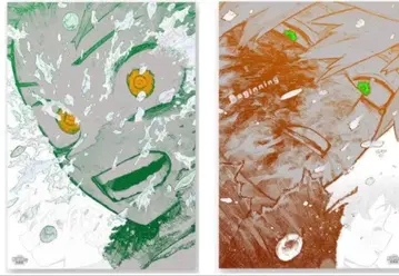 나의 히어로 아카데미아 히로아카 원화전 The Beginning 포스터